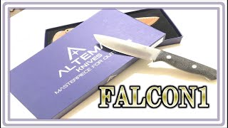 《激安バークリバー風ナイフ》ALTEMA FALCON1 ブッシュクラフト キャンプ アウトドア キャンプ バトニング フェザースティック み